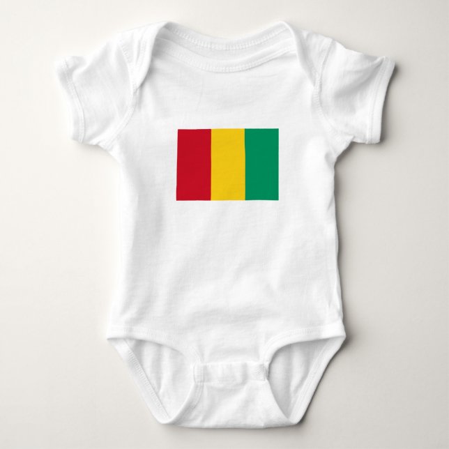 Guinea Flag Baby Bodysuit (Front)