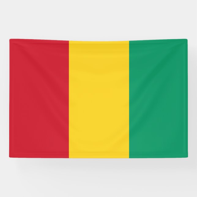 Guinea Flag Banner (Horizontal)