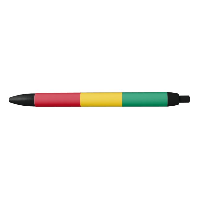 Guinea flag black ink pen (Front)