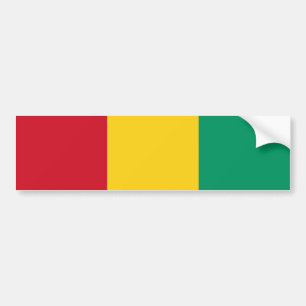 Guinea Flag Bumper Sticker