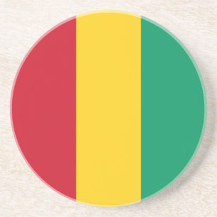 Guinea flag coaster