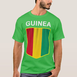 Guinea Flag Emblem Guinean Pride Ancestry Heritag T-Shirt