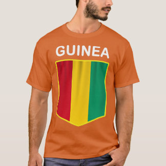 Guinea Flag Emblem  Guinean Pride Ancestry Heritag T-Shirt