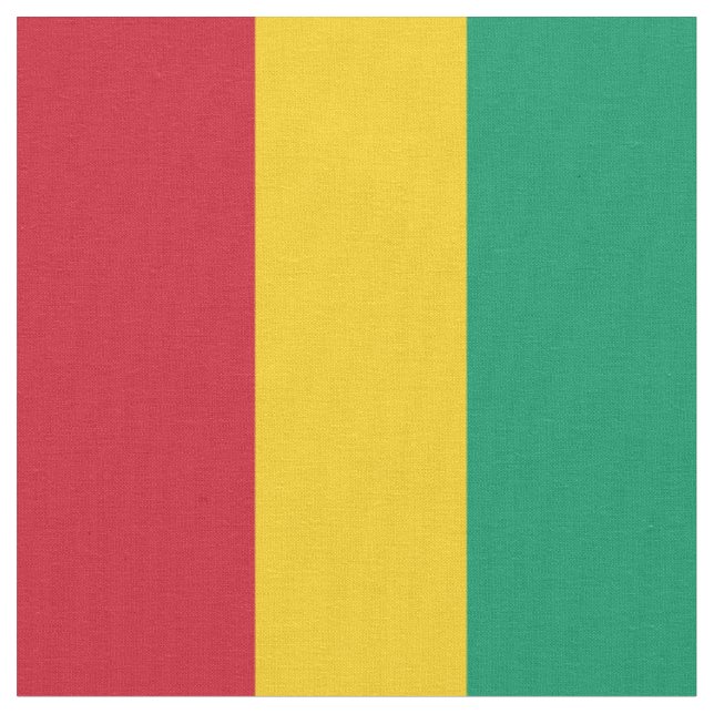 Guinea flag fabric (Close Up)
