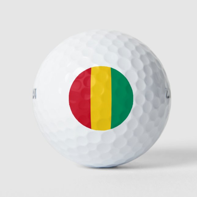 Guinea flag golf balls (Front)
