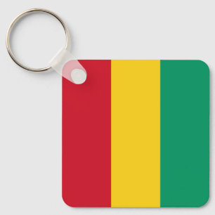 Guinea Flag Key Ring