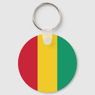 Guinea Flag Key Ring