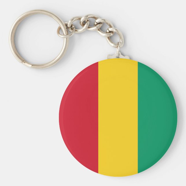 Guinea Flag Key Ring (Front)