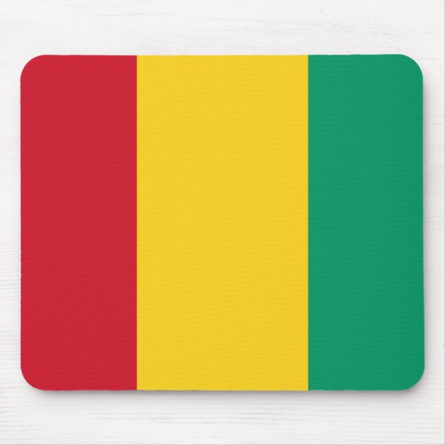 Guinea Flag Mouse Mat (Front)