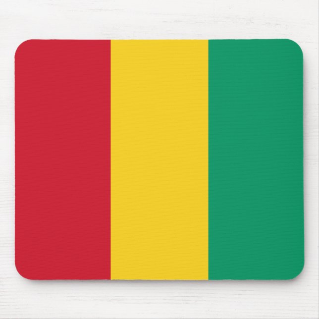 Guinea Flag Mouse Mat (Front)