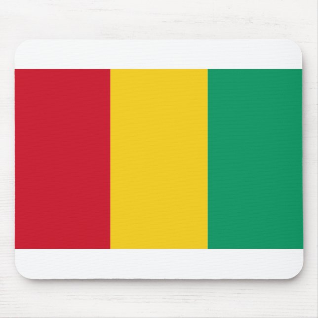 Guinea Flag Mouse Mat (Front)