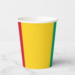 Guinea flag paper cups
