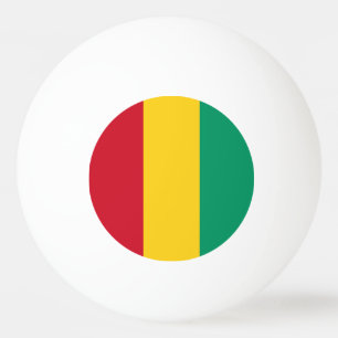 Guinea flag ping pong ball