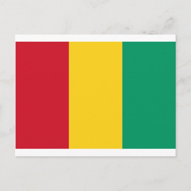 Guinea Flag Postcard (Front)