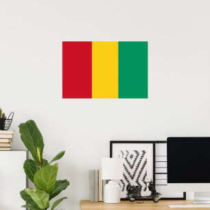 Guinea flag poster