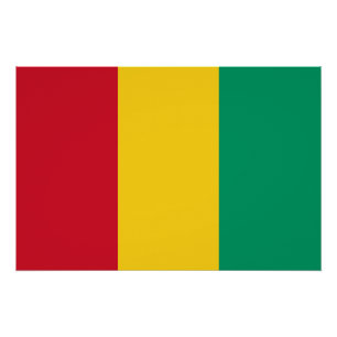 Guinea Flag Poster