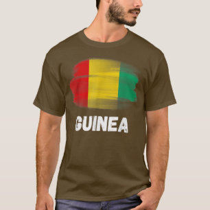 Guinea Flag Pride Retro Guinean Flag Family Matchi T-Shirt