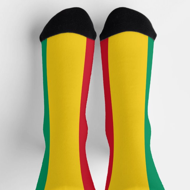 Guinea Flag Socks (Top)
