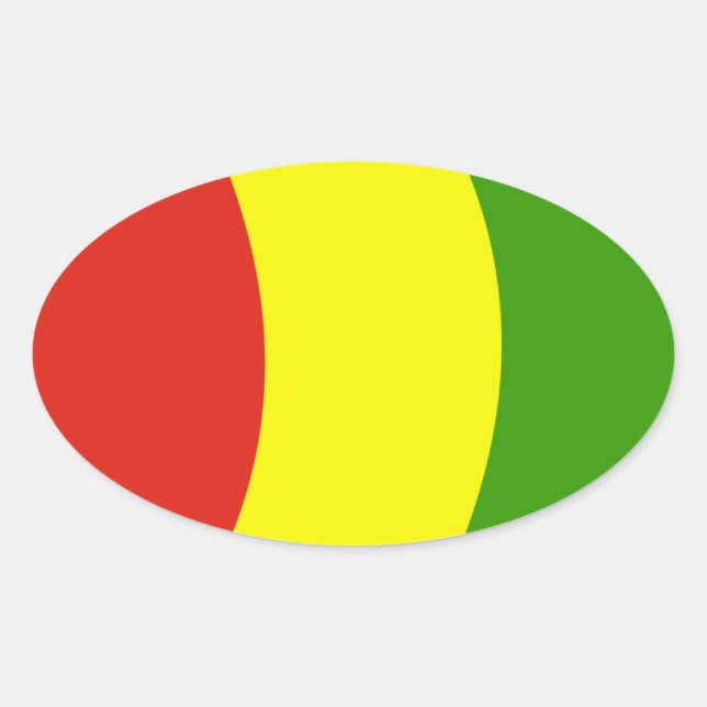 Guinea Flag Sticker (Front)