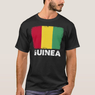 Guinea Flag   Support Guinean People Women Men   T-Shirt