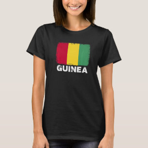 Guinea Flag Support Guinean People Women Men T-Shirt