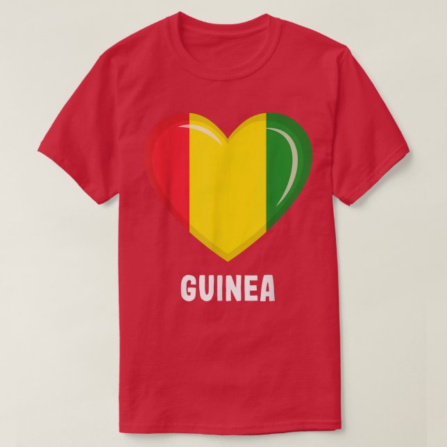 Guinea Flag  T-Shirt (Design Front)