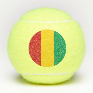 Guinea flag tennis balls