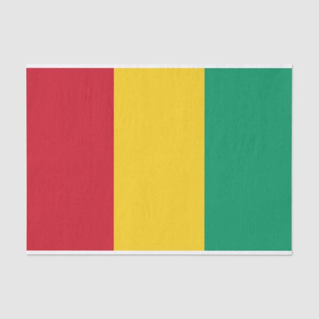 Guinea Flag Tissue Paper (Front)