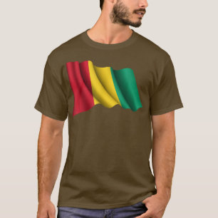 Guinea Flag Vintage Distressed Guinea Flag Guinean T-Shirt