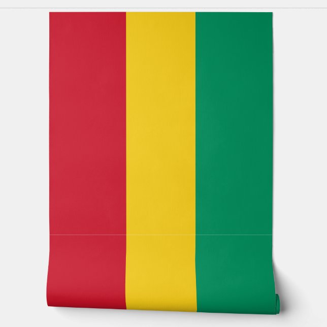 Guinea flag wallpaper (Unrolling)