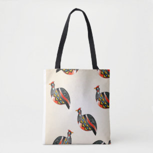guinea fowl 35 tote bag