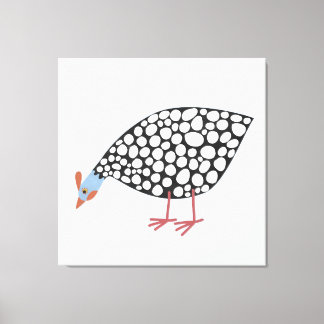 Guinea Fowl Bird Canvas Print