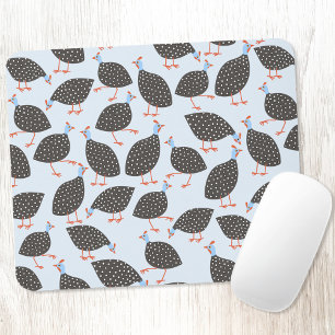 Guinea Fowl Bird Pattern Mouse Mat