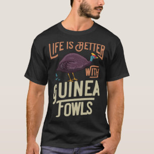 Guinea Fowl Chicken Hen Farmer T-Shirt