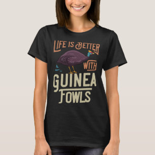 Guinea Fowl Chicken Hen Farmer T-Shirt