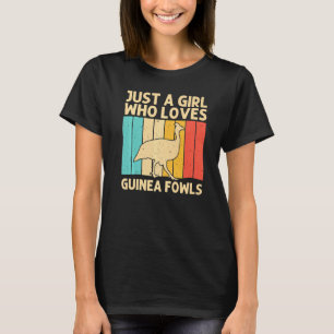 Guinea Fowl For Girls Kid Bird Chicken Farm T-Shirt