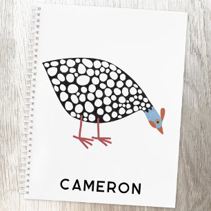 Guinea Fowl Fun Personalised Notebook
