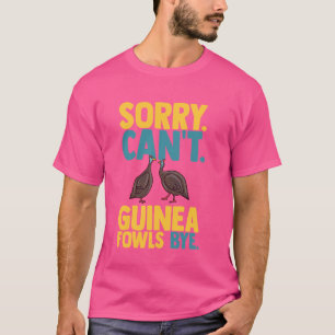 Guinea Fowl Funny African Animals Birds T-Shirt