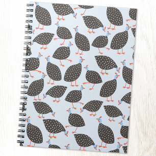 Guinea Fowl Pattern Notebook