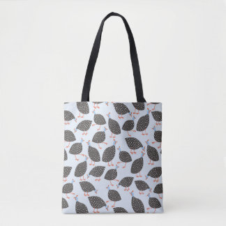 Guinea Fowl Pattern Tote Bag