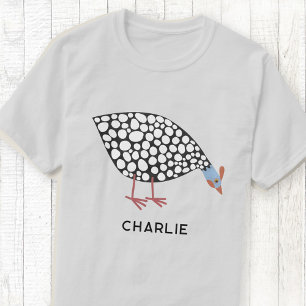 Guinea Fowl Personalised T-Shirt