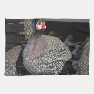 Guinea Fowl Tea Towel
