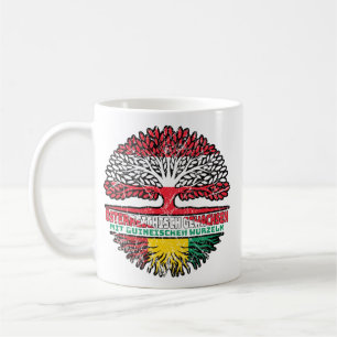 Guinea Guineisch Österreichisch Österreich Baum Coffee Mug