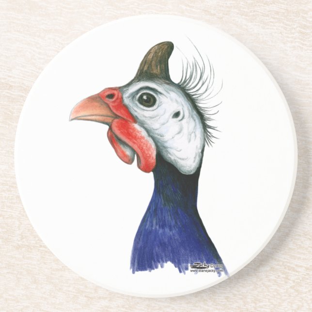 Guinea Head Coaster (Front)