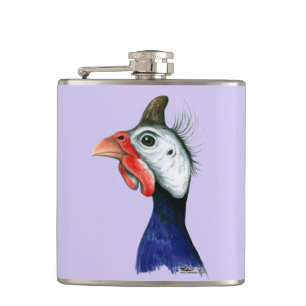 Guinea Head Hip Flask