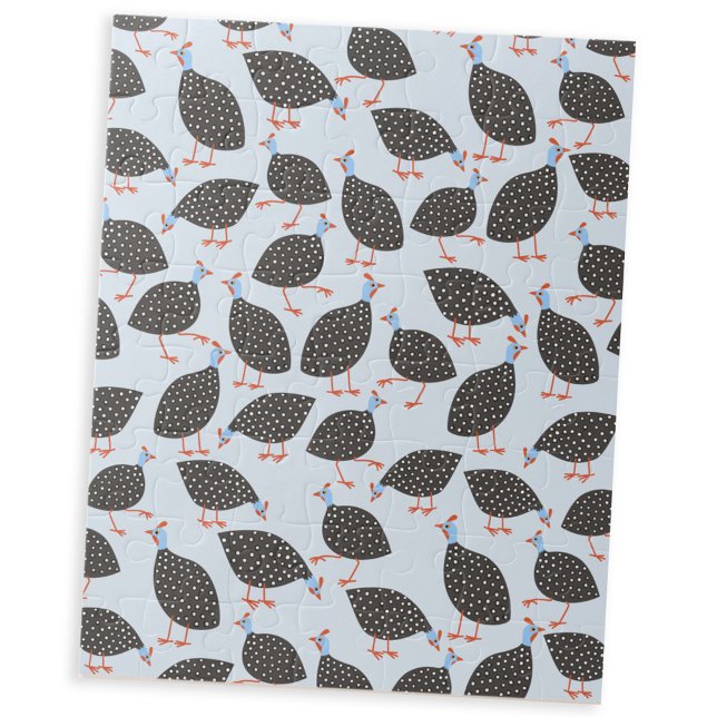 Guinea Hen Bird Jigsaw Puzzle (Fun Guinea Fowl jigsaw puzzle)
