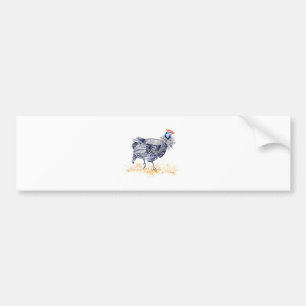 Guinea hen bumper sticker