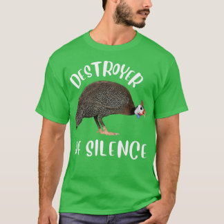 Guinea Hen Fowl Poultry Farm Animal Bird Women Cou T-Shirt
