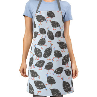 Guinea Hen Fun Bird Pattern Apron