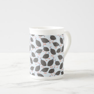 Guinea Hen Fun Bird Pattern Bone China Mug